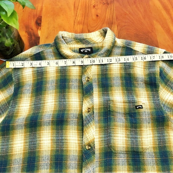 Billabong Plaid Shirt Colorful Plaid Pattern Streetwear Button Down Shirt. Small - Picture 9 of 14